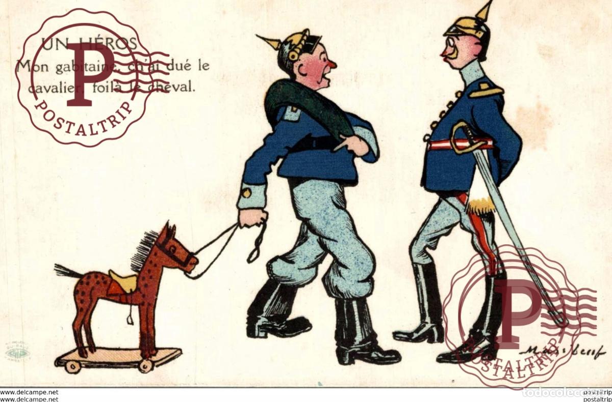 Postales: guerre 1914-18- - illustrateur MASS BOEUF