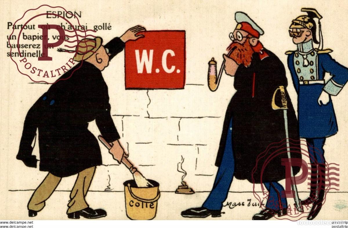 Postales: guerre 1914-18- - illustrateur MASS BOEUF