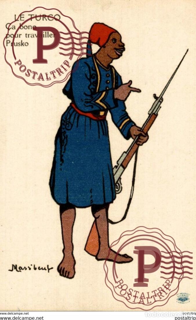 Postales: guerre 1914-18- - illustrateur MASS BOEUF