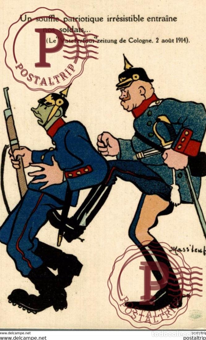 Postales: guerre 1914-18- - illustrateur MASS BOEUF