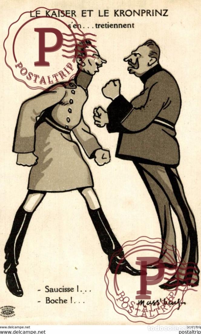 Postales: guerre 1914-18- - illustrateur MASS BOEUF