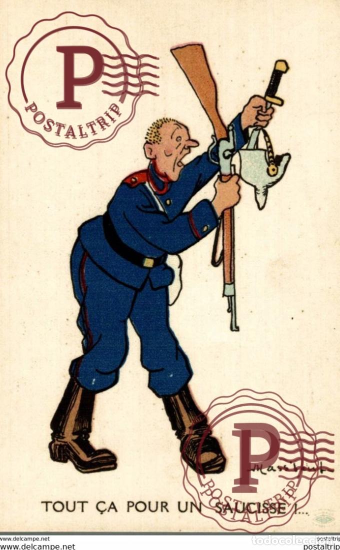 Postales: guerre 1914-18- - illustrateur MASS BOEUF