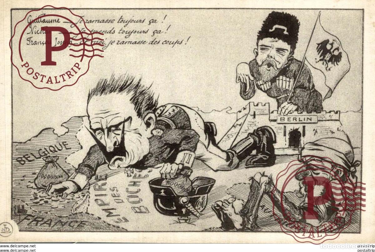 Postales: guerre 1914-18- - illustrateur E MULLER