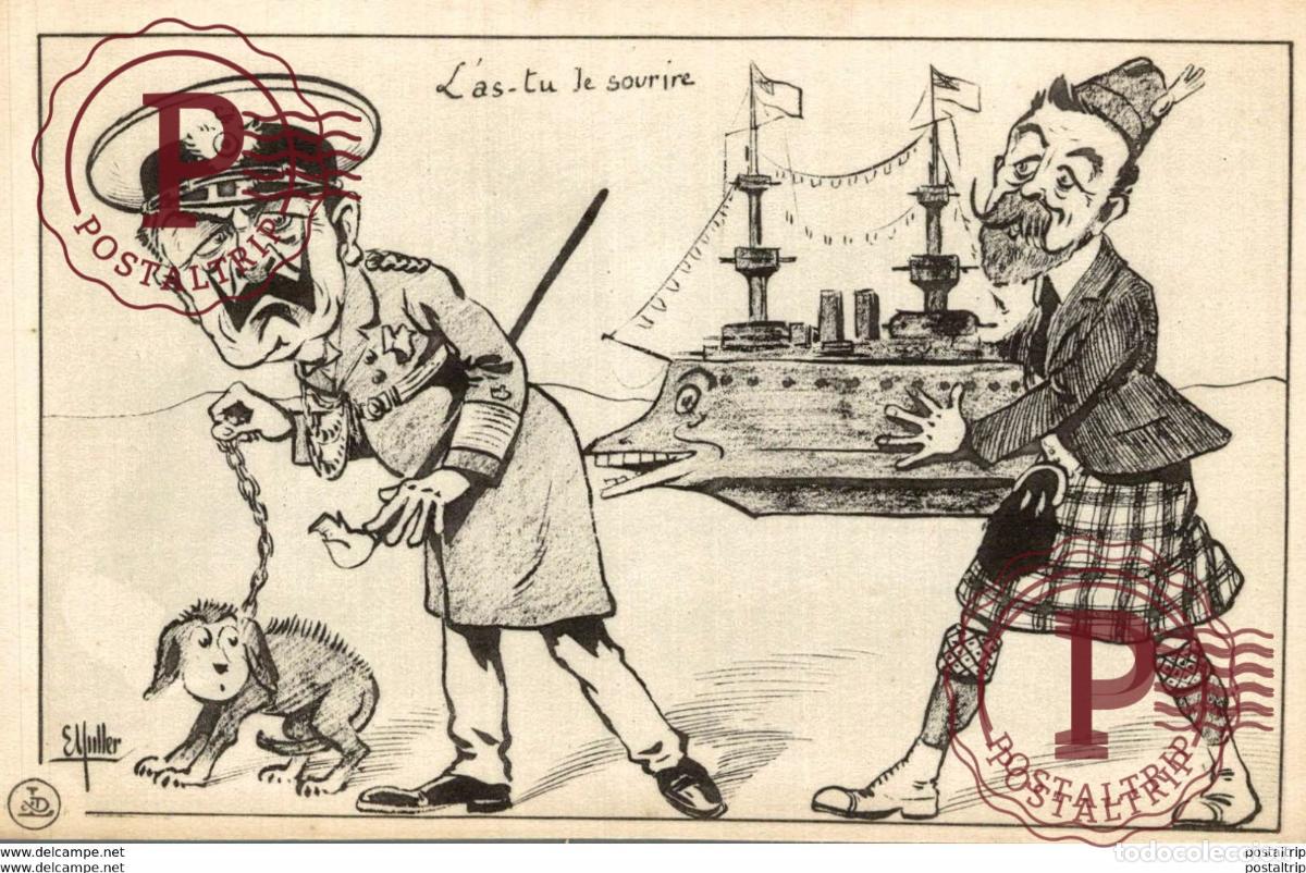 Postales: guerre 1914-18- - illustrateur E MULLER