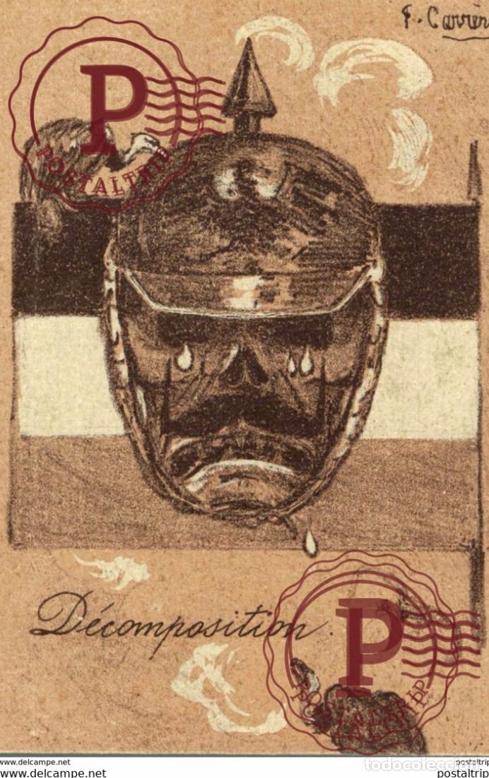 Cartoline: guerre 1914-18 - Illustrateur P CARRERE DECOMPOSITION