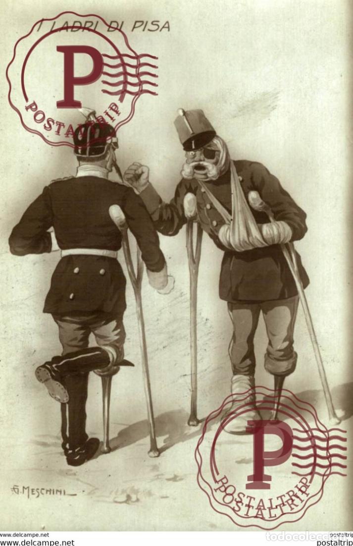 Cartoline: Guerre 14-18, cartolina militare I LADRI DI PISA G MESCHINI Italia - Italie - Italy - Italien