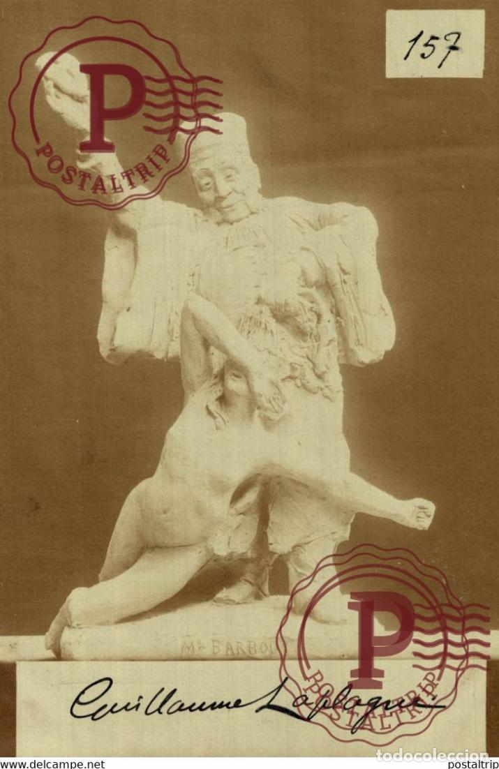 Postkarten: Statuette satirique de Guillaume LAPLAGNE