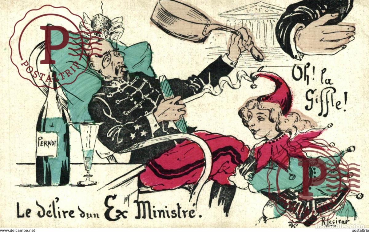 Postkarten: LESIEUR - LE DELIRE D UN EX MINISTRE