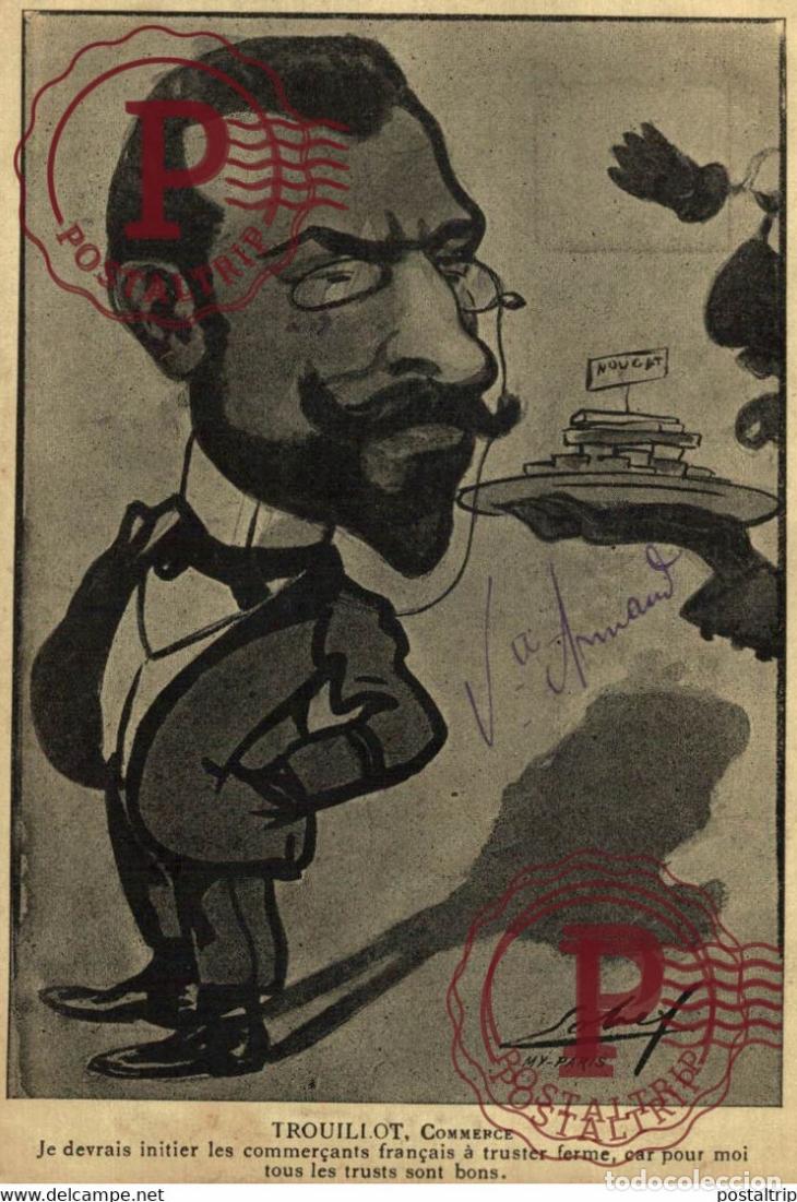 Postales: ILLUSTRATEUR LOBEL. TROUILLOT COMMERCE