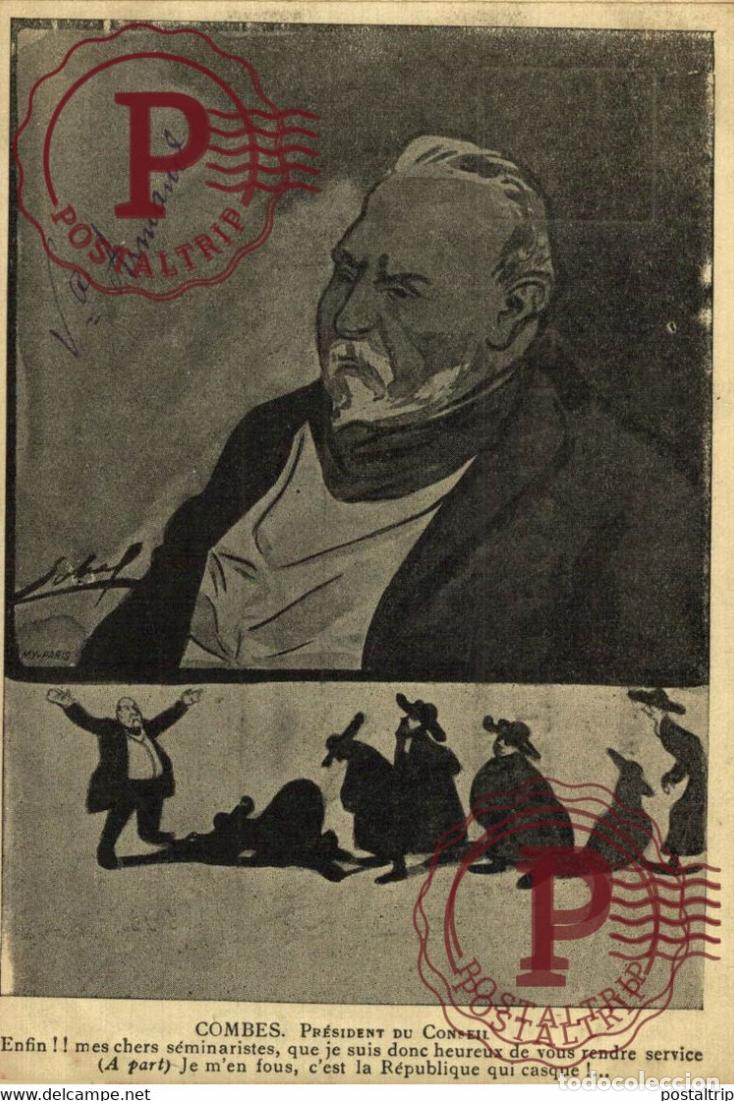 Postales: ILLUSTRATEUR LOBEL. COMBES PRESIDENT DU CONSEIL.