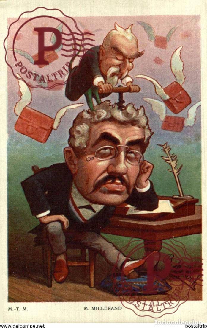 Cartes Postales: llustration de B. MOLOCH. M. MILLERAND.