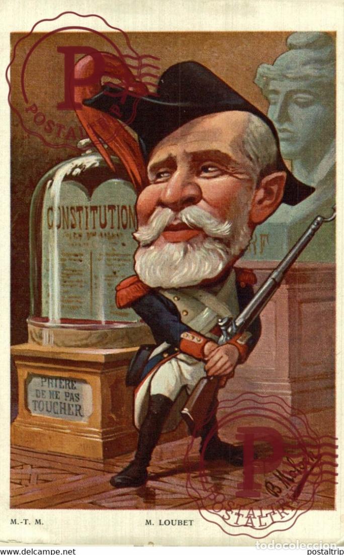 Cartes Postales: llustration de B. MOLOCH. M. LOUBET