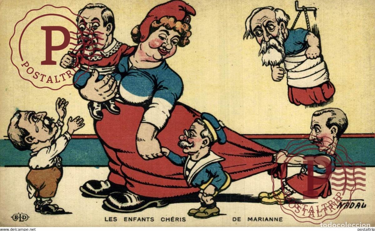 Cartes Postales: ILLUSTRATEUR NADAL Les Enfants Cheris de Marianne