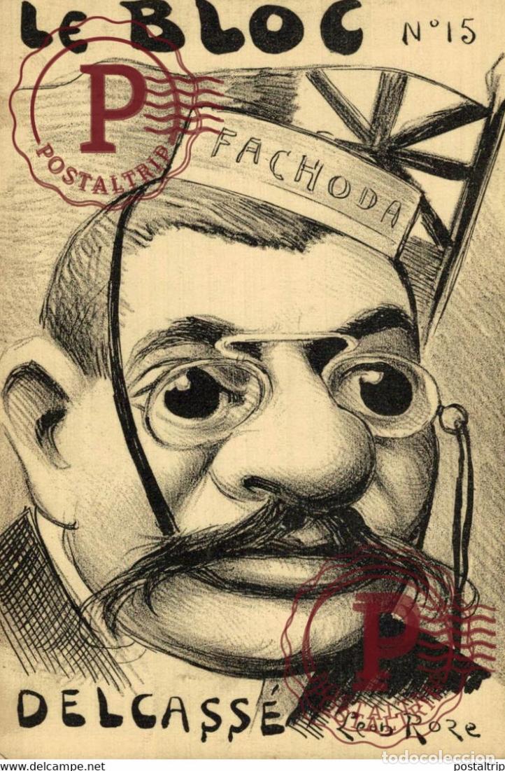 Cartoline: ILLUSTRATEUR Leon Roze LE BLOC N&ordm; 15 DELCASSE