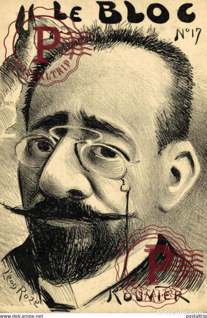 Cartoline: ILLUSTRATEUR Leon Roze LE BLOC N&ordm; 17 ROUVIER.