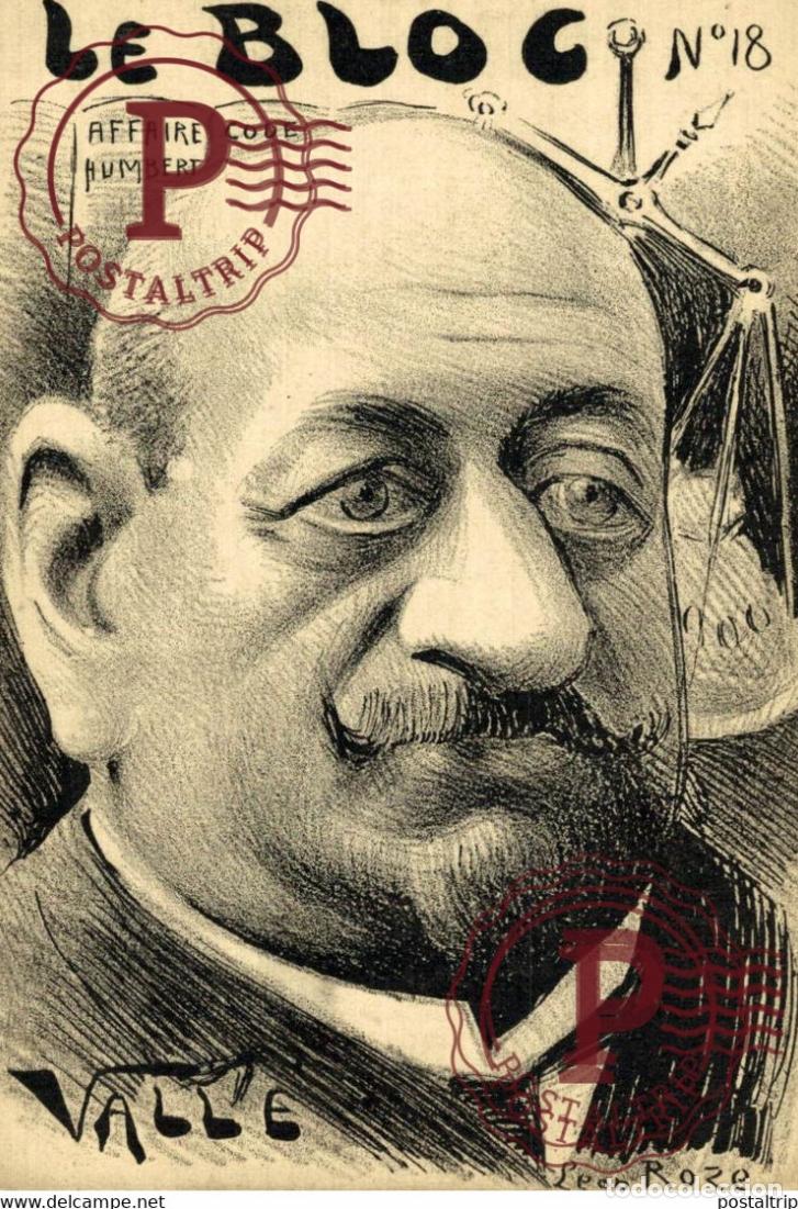 Cartoline: ILLUSTRATEUR Leon Roze LE BLOC N&ordm; 18 VALLE