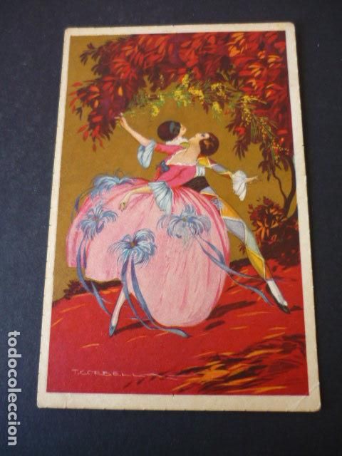 Postales: PAREJA BAILANDO POSTAL ART DECO CORBELLA ILUSTRADOR