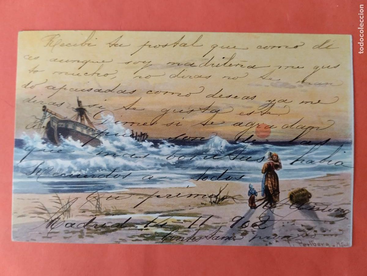 Postcards: &Ntilde;PS - POSTAL BARCOS... AL POETA HUESCA CRISTINO GASOS SAMITIER VER DESCRIPCION