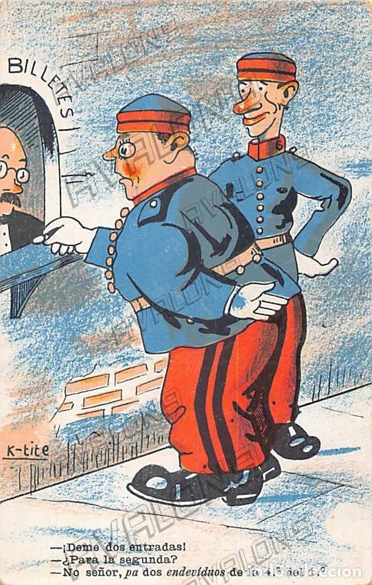 Postais: Postal Vi&ntilde;eta C&oacute;mica de 1925 - Escrita