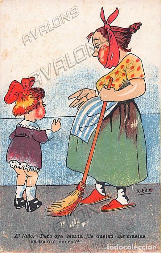 Postais: Postal Espa&ntilde;ola de Vi&ntilde;eta C&oacute;mica de los a&ntilde;os 20 - Escrita