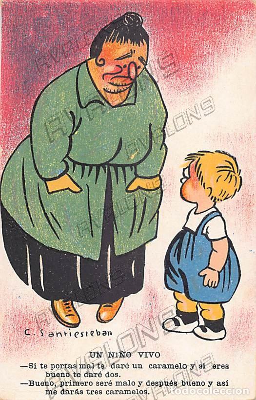 Postais: Postal Espa&ntilde;ola de Vi&ntilde;eta C&oacute;mica de los a&ntilde;os 20 - Escrita