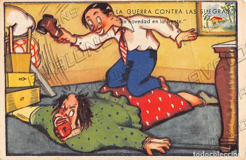 Postais: Postal Espa&ntilde;ola de Vi&ntilde;eta C&oacute;mica (1947) - Escrita