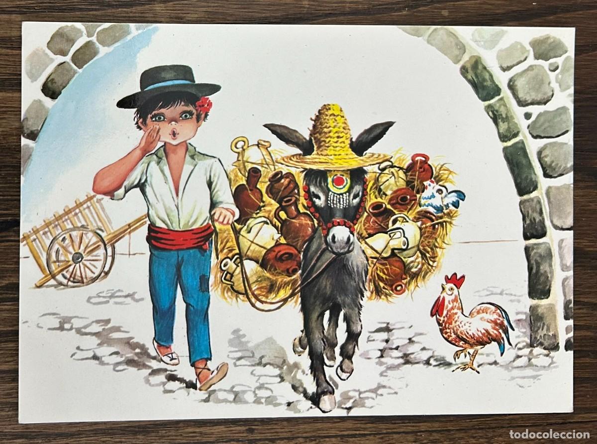Postcards: POSTAL ILUSTRACI&Oacute;N BOTIJERO OFICIOS ANTIGUOS - SAVIR 226 - 1968 - CIRCULADA FRANQUEADA EN 1972