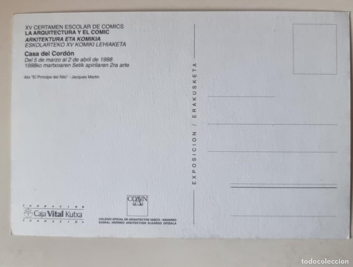 Postales: POSTAL LA ARQUITECTURA Y EL COMIC - SIN CIRCULAR - Foto 2