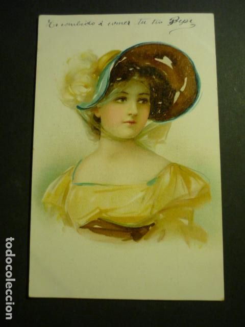 Postales: MUJER ELEGANTE POSTAL ILUSTRADA