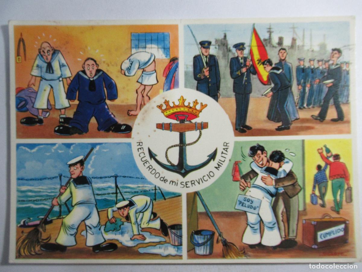Postales: Postal Mili recluta - Recuerdo de mi servicio Militar - Circulada