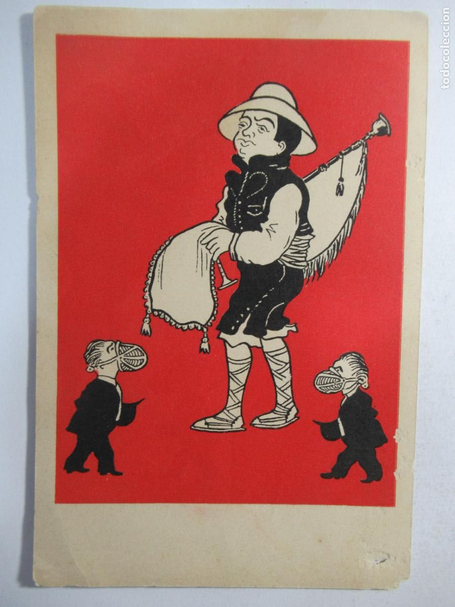 Postales: Postal Dibujo c&oacute;mico humor&iacute;stico - S/C