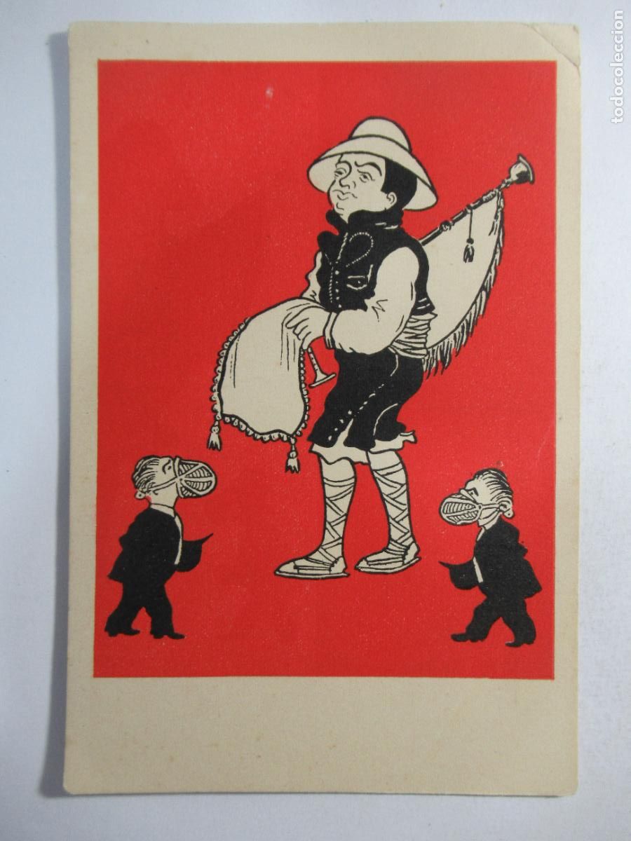 Postales: Postal Dibujo c&oacute;mico humor&iacute;stico - S/C