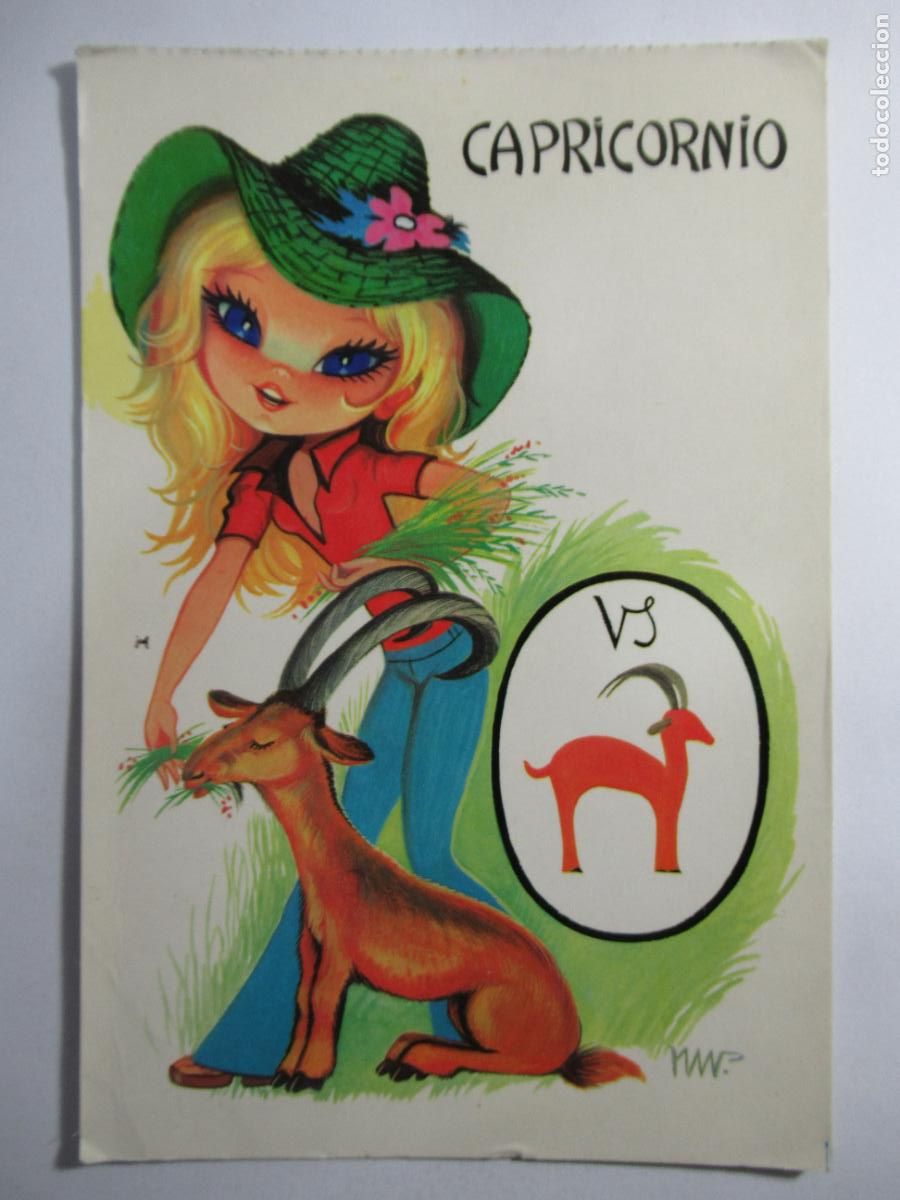 Postales: Postal Hor&oacute;scopo - Capricornio - Circulada