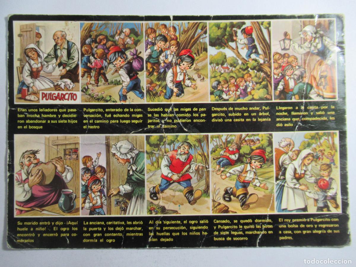 Postales: Serie Ensue&ntilde;o - Pulgarcito - C&oacute;mic en postal - Postal arrugada