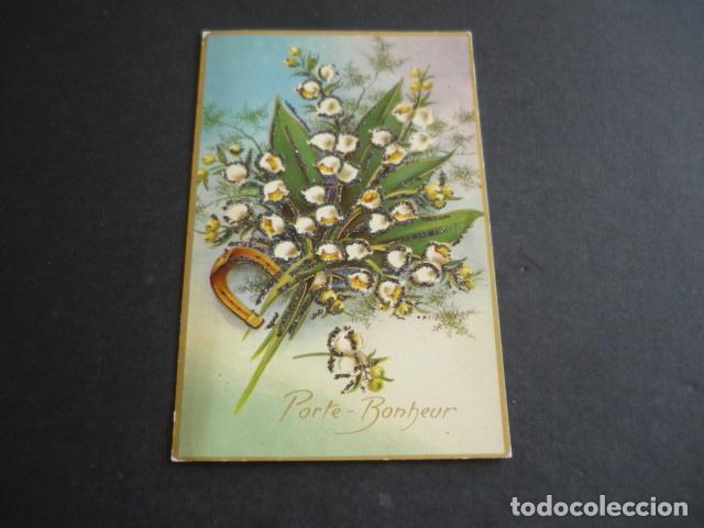 Postales: RAMO DE FLORES Y HERRADURA POSTAL