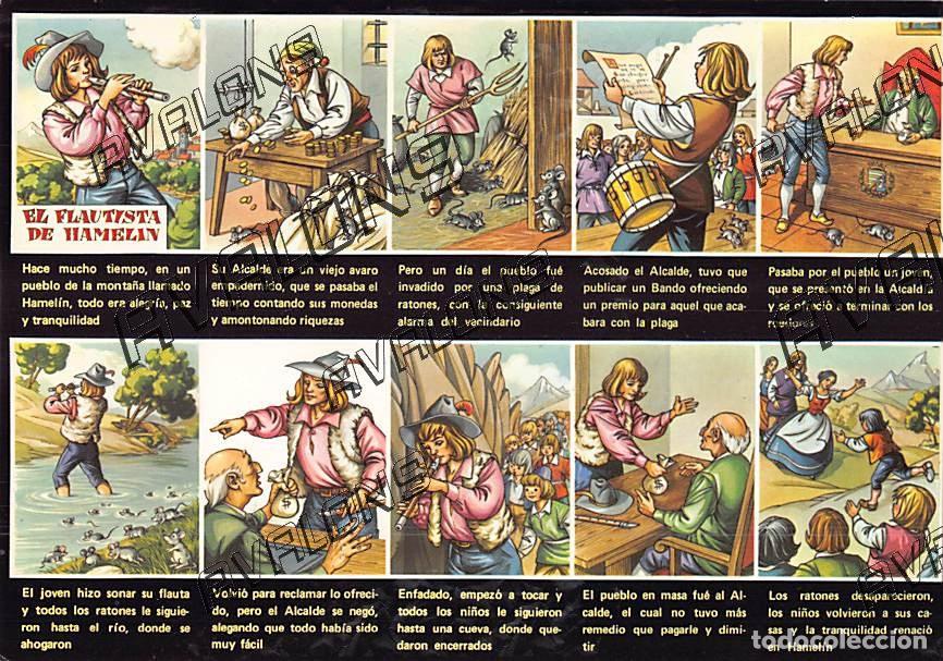Cartoline: Postal Cuentos Infantiles Serie Ensue&ntilde;o n&ordm; 9 - El Flautista de Hamelin