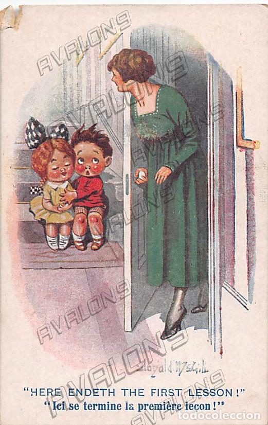 Postais: Postal belga de 1919 - Escrita
