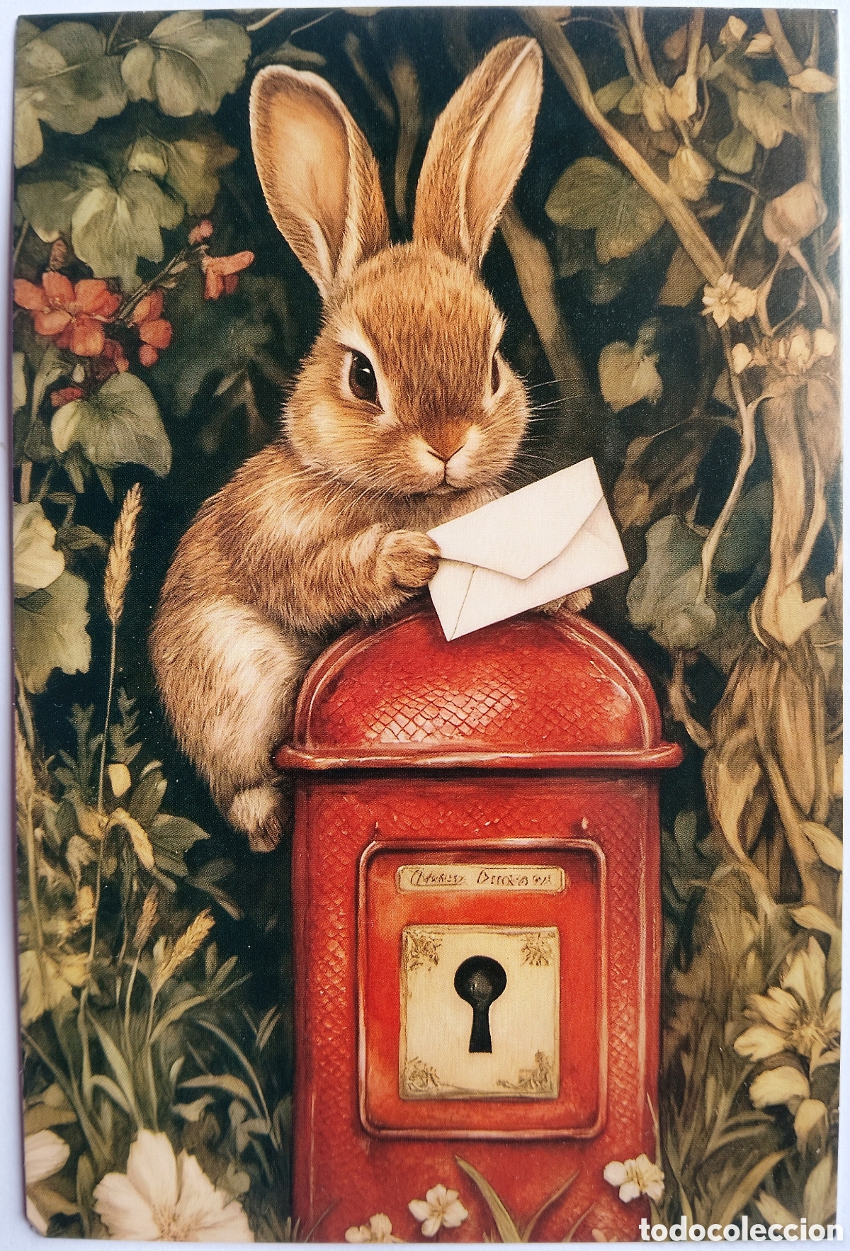 Postales: POSTAL - CONEJITO CARTA BUZ&Oacute;N