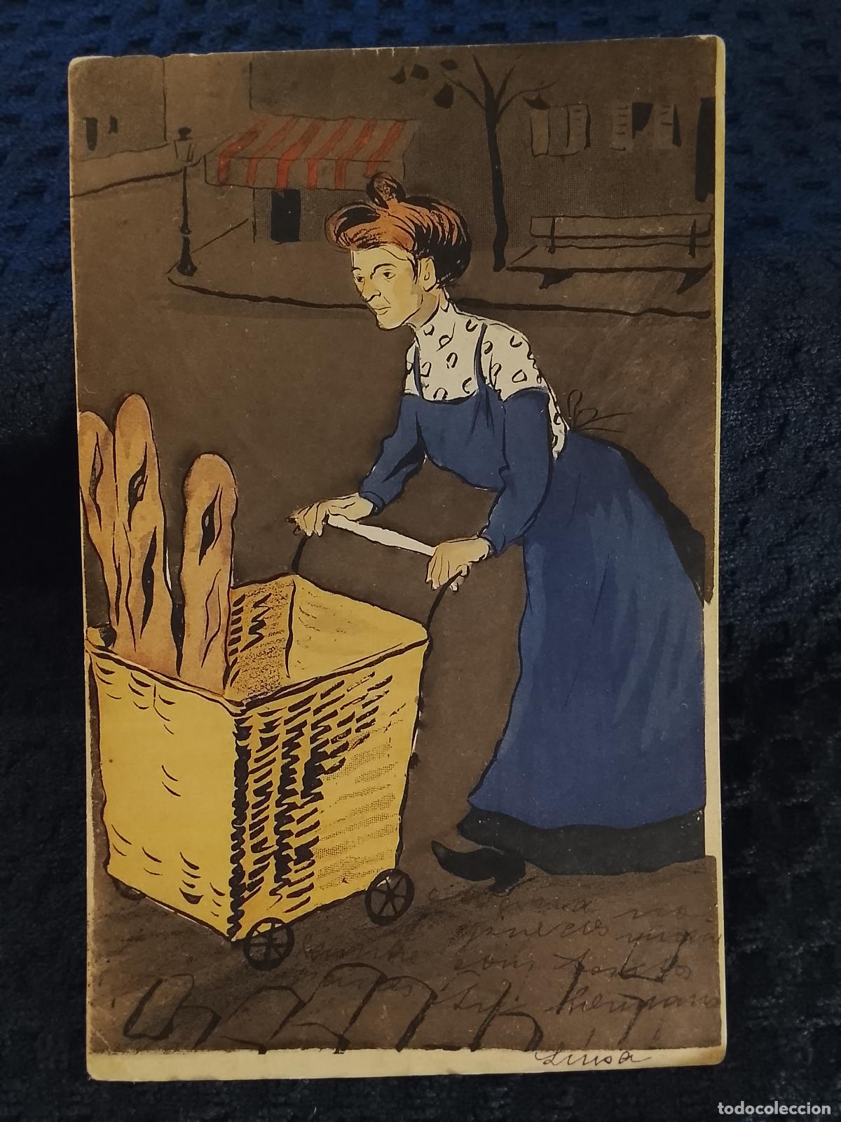 Postales: LA PANADERA - REVERSO SIN DIVIDIR - POSTAL ANTIGUA -(115.392)