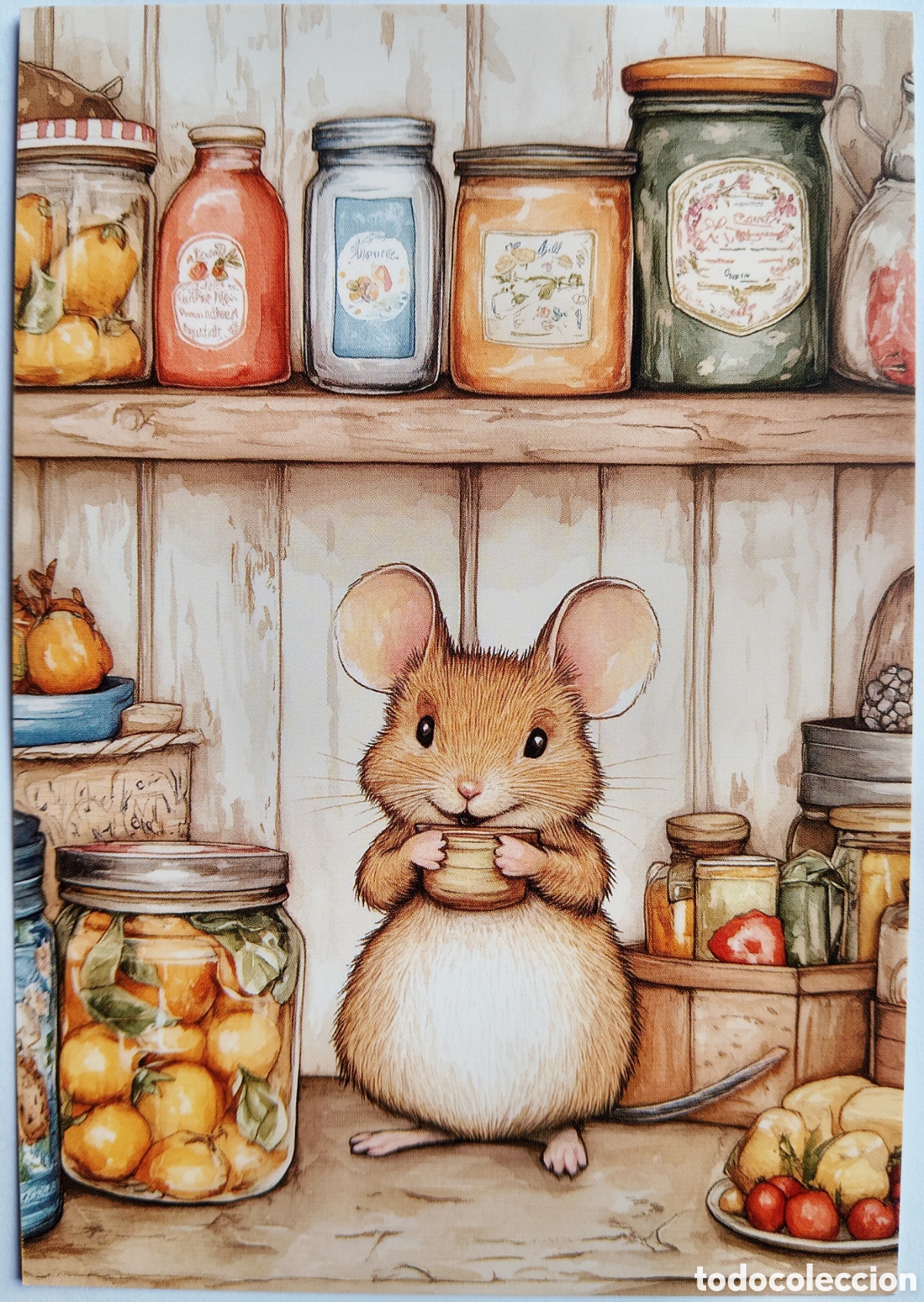 Postales: POSTAL - RATONCITO ALACENA