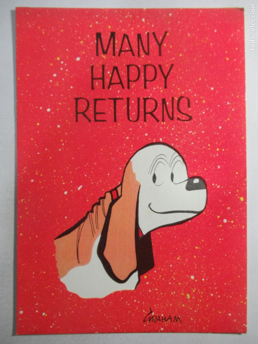 Postales: Postal Perrito Perro dibujo - 16,1 x 11,3 cm.