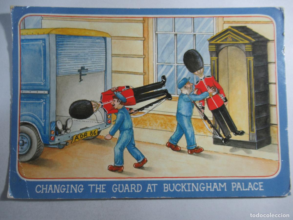 Postales: Changing the Guard at Buckingham Palace - 17 x 11,7 cm. - S/C