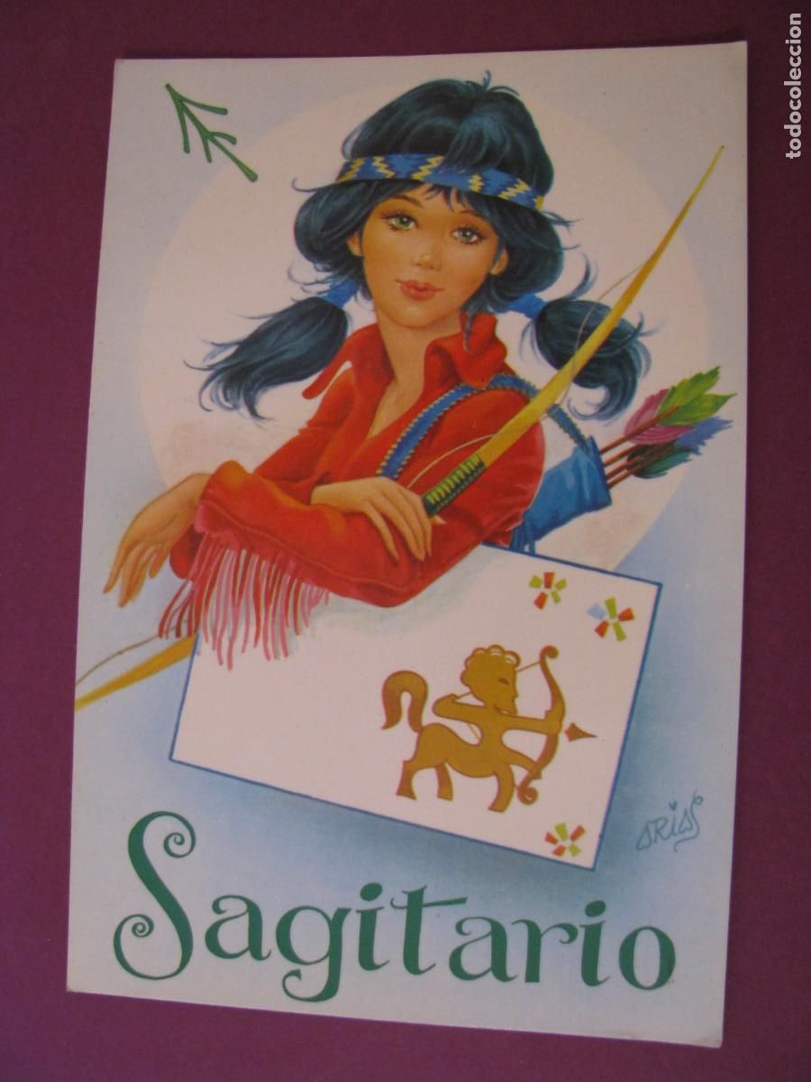 Postales: POSTAL DE IL. ARIAS. HOROSCOPO, SAGITARIO. C. Y Z. 6068-B.