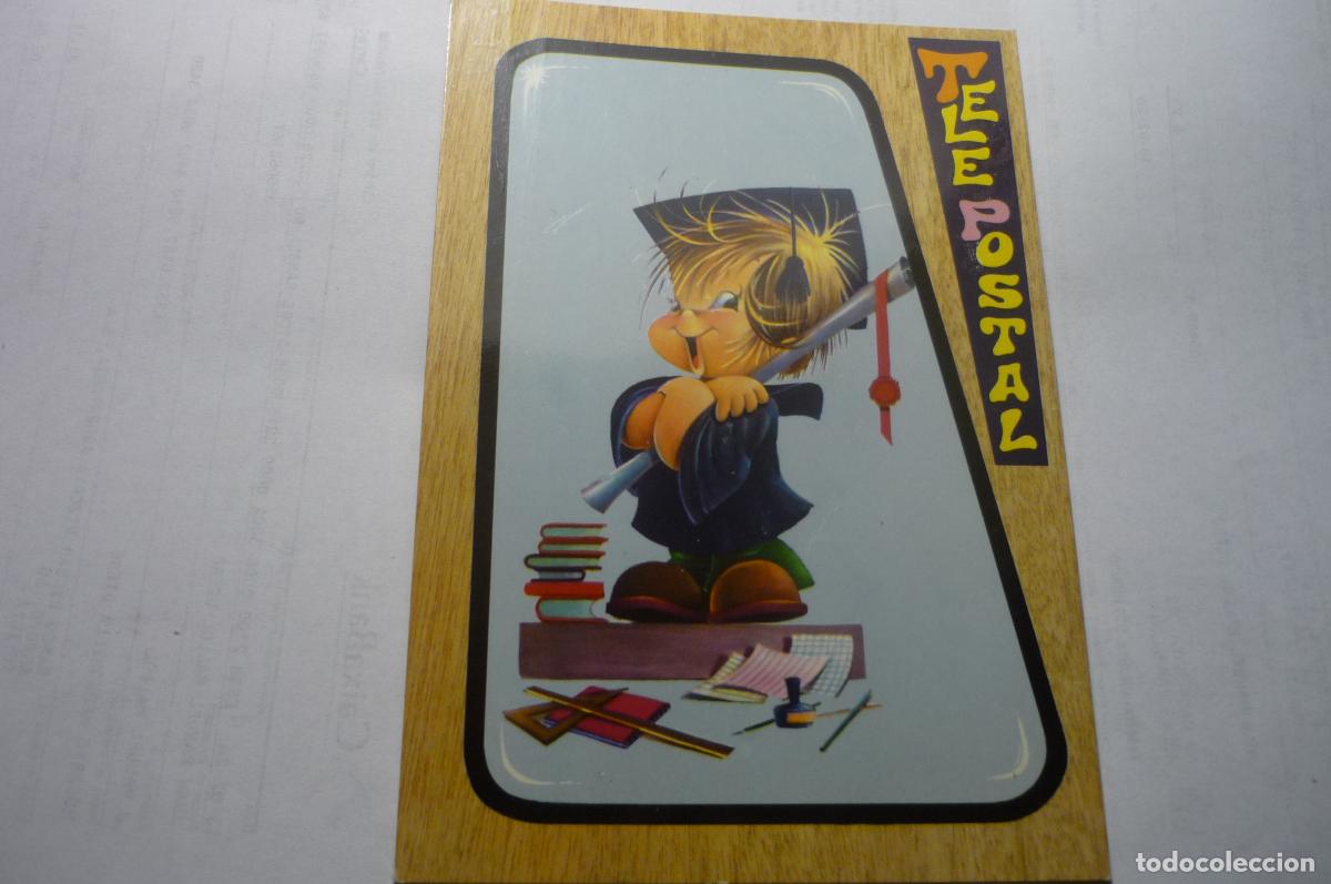 Postales: POSTAL DIBUJO ESTUDIANTE C Y Z 7127-31 A ESCRITA GARABATOS