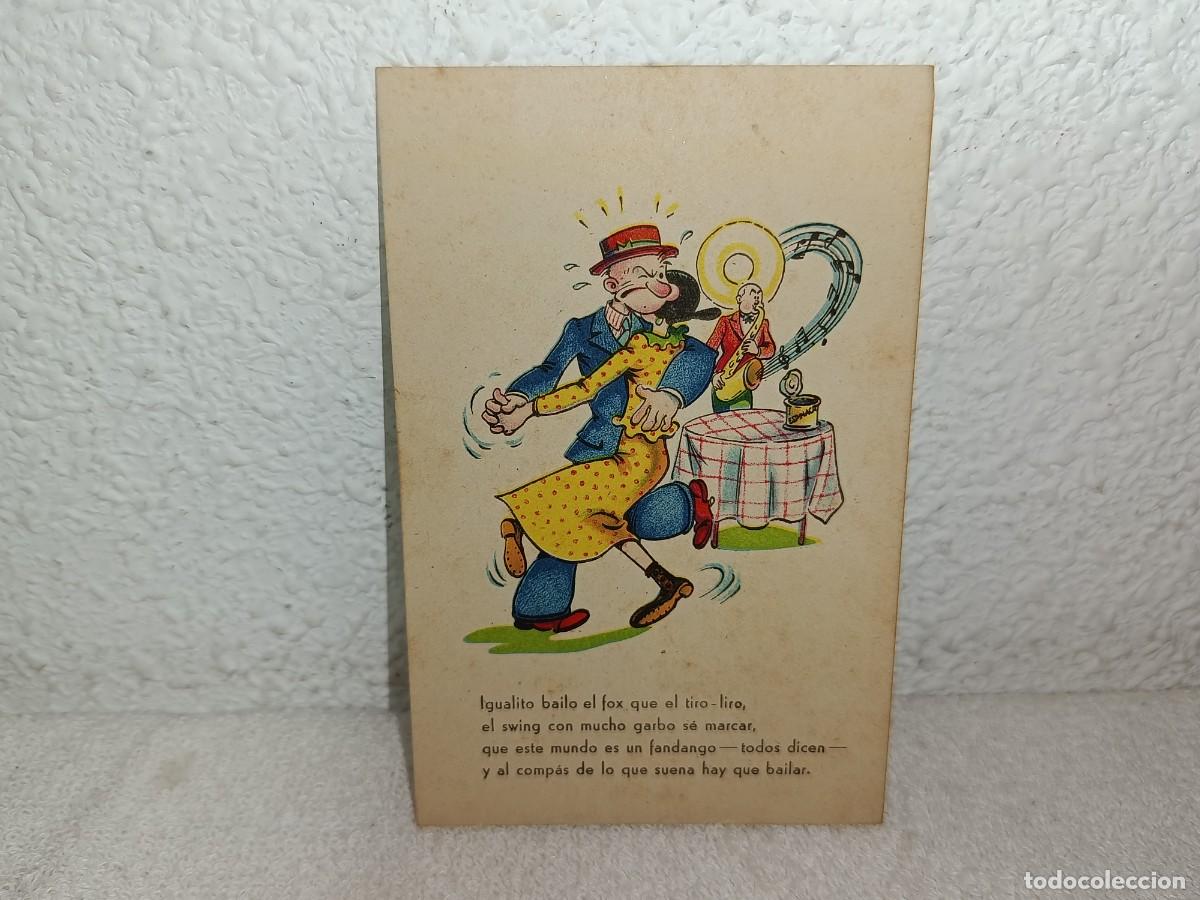 Postales: ANTIGUA POSTAL COMICA CARICATURA POPEYE EDICIONES DE ARTE IKON BARCELONA SERIE 34 A&Ntilde;OS 40