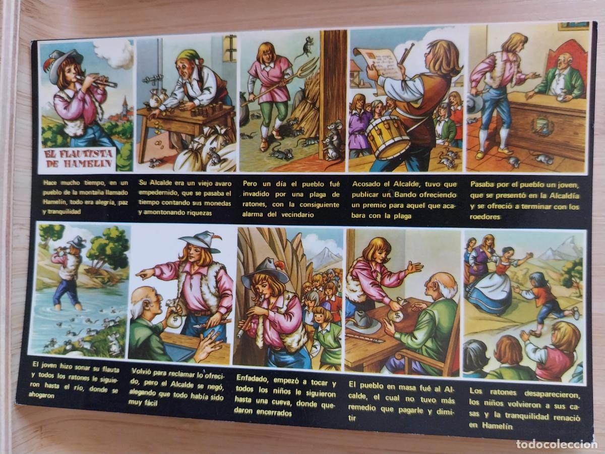 Postales: FLAUTISTA HAMELIN SERIE ENSUE&Ntilde;O ED GARRABELLA 9 SC ORIGINAL ILUSTRACION