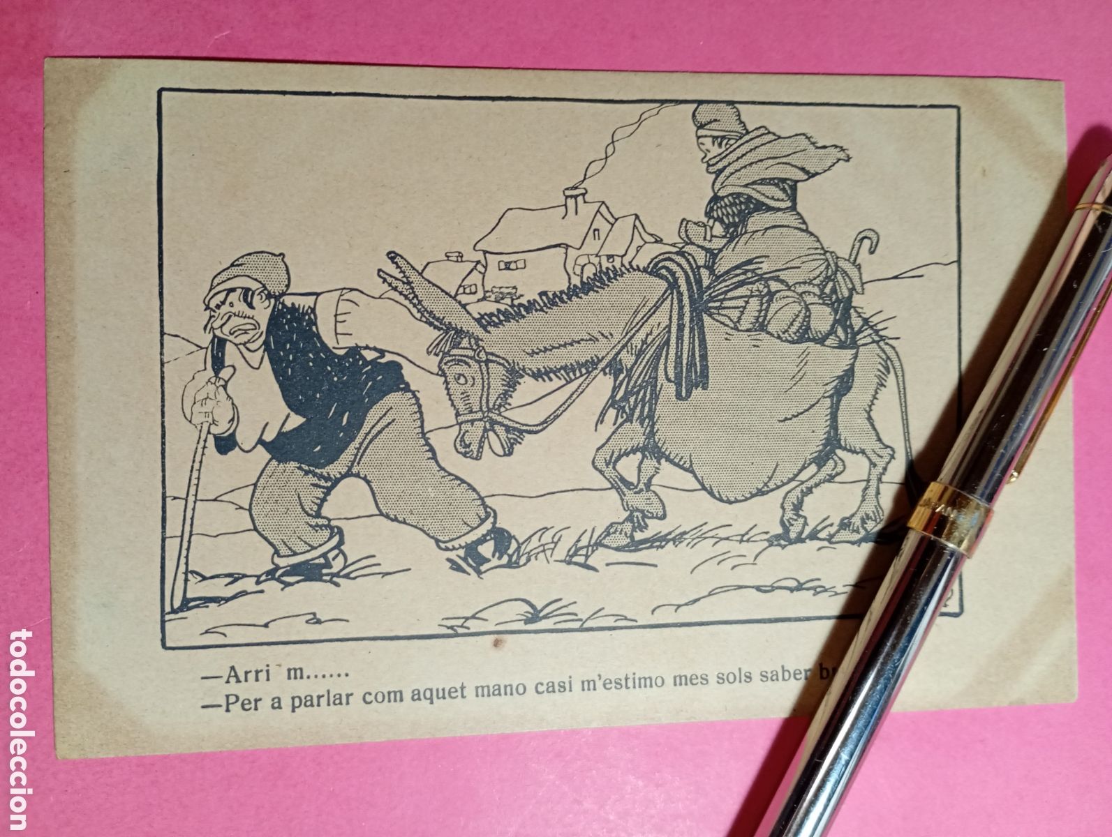 Postales: CATAL&Agrave; ORTOGRAFIA I LLENGUA CORRECTA S/C EDITA LLIGA DEL BON MOT IL.L. CAIET&Agrave; CORNET EL RUC MALEINT