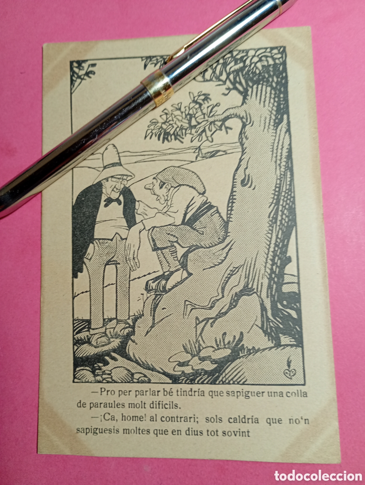 Postales: CATAL&Agrave; ORTOGRAFIA I LLENGUA CORRECTA S/C EDITA LLIGA DEL BON MOT IL. CAIET&Agrave; CORNET PARAULES DIFICILS