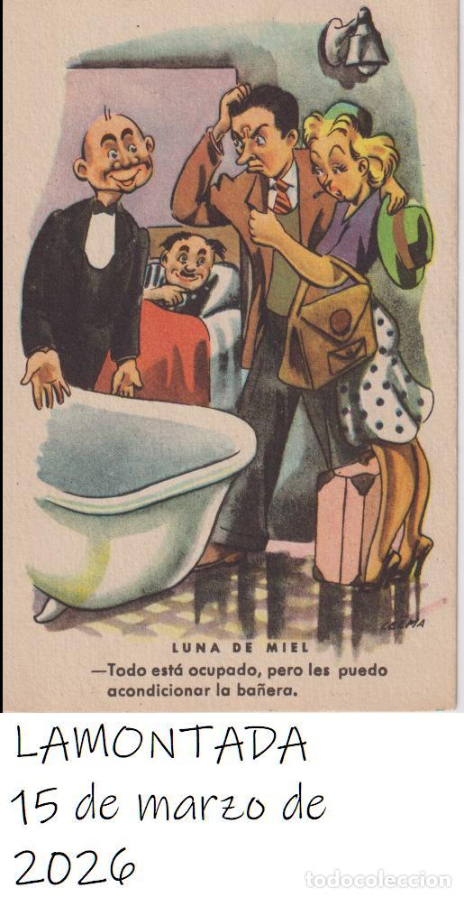 Postales: ILUSTRADOR: CELMA, LUNA DE MIEL &ndash; ESTAMPERIA RAM &ndash; S/C