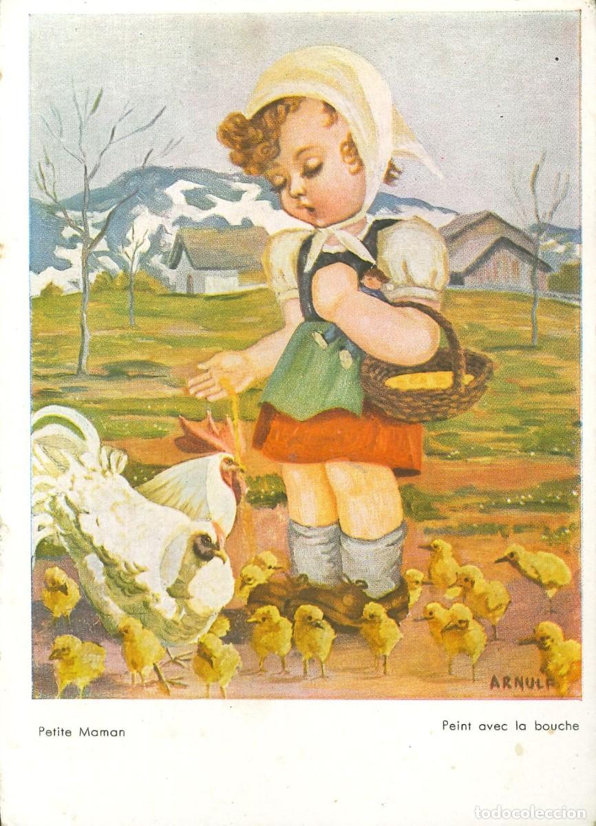 Postales: POSTALES - VARIADAS - DIBUJOS - N&ordm; F 125 - ART DE LA BOUCHE ET DES PIEDS - PETITE MAMAN